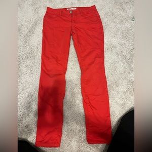 LEI red skinny jeans size 9